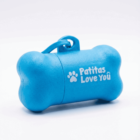 Bolsas de plástico 100% reciclado y biodegradables para desechos de perros - Patitas Love You