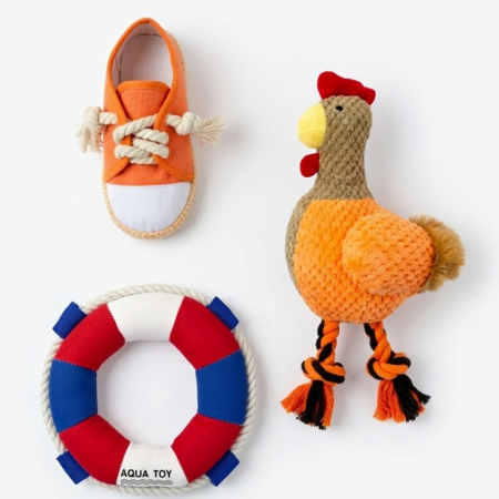 Pack juguetes gallina+zapato+flotador Patitas Love You